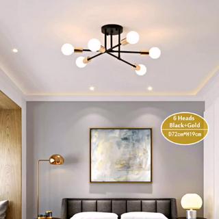  Lampu  Gantung LED  Chandelier 220V E27 6 8 untuk Ruang 