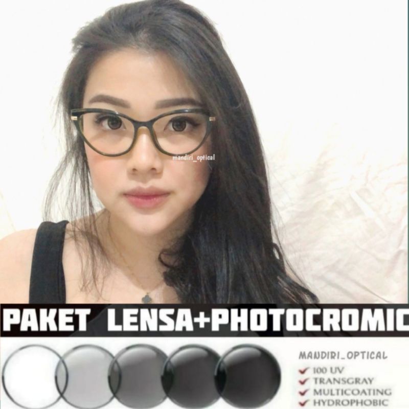 (COD) FRAME CAT EYE (PAKET FRAME+LENSA) | KACAMATA MINUS PHOTOCROMIC | KACAMATA ANTIRADIASI | KACAMATA MINUS | KACAMATA PHOTOCROMIC | KACAMATA WANITA | KACAMATA KEKINIAN | KACAMATA FASHION | KACAMATA MURAH | CAT EYE PHOTOCROMIC | CAT EYE MINUS | CAT EYE