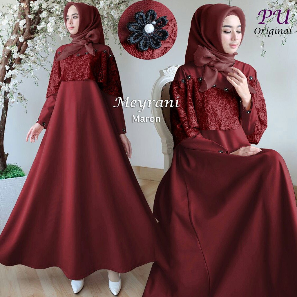 HOPYLOVY GAMIS PESTA BRUKAT MEYRANI