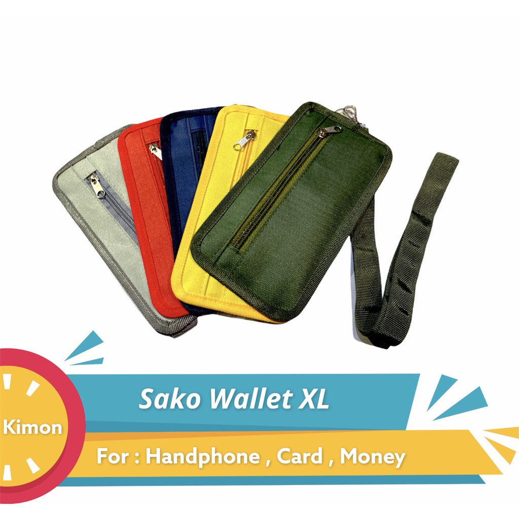 SAKO WALLET CANVAS XL DOMPET COMPACT HP WALLET KARTU HP DOMPET PRIA