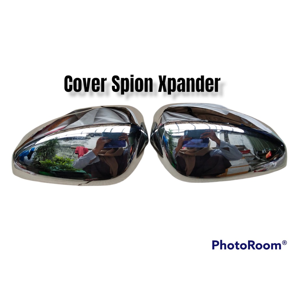 COVER TUTUP SPION  CHROME VARIASI XPANDER POLOS TANPA LAMPU ORIGINAL 1SET 2PCS