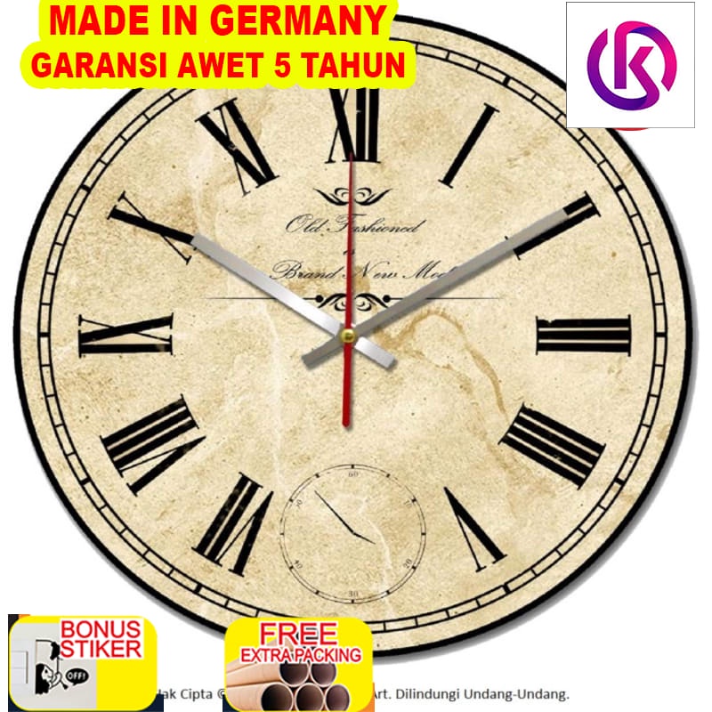 

Terlaris Jam Dinding Unik Artistik - OldVintage Wall Clock