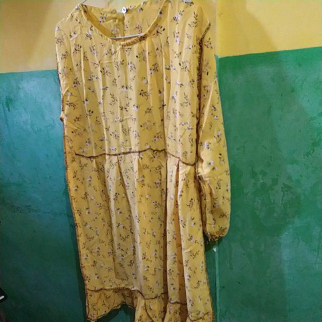 Atasan Wanita Batik Tunik Terbaru Kekinian Modern Kombinasi