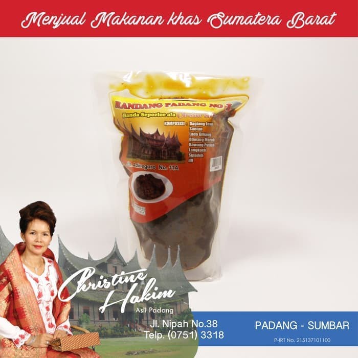 

Rendang Basah Christine Hakim 300gram