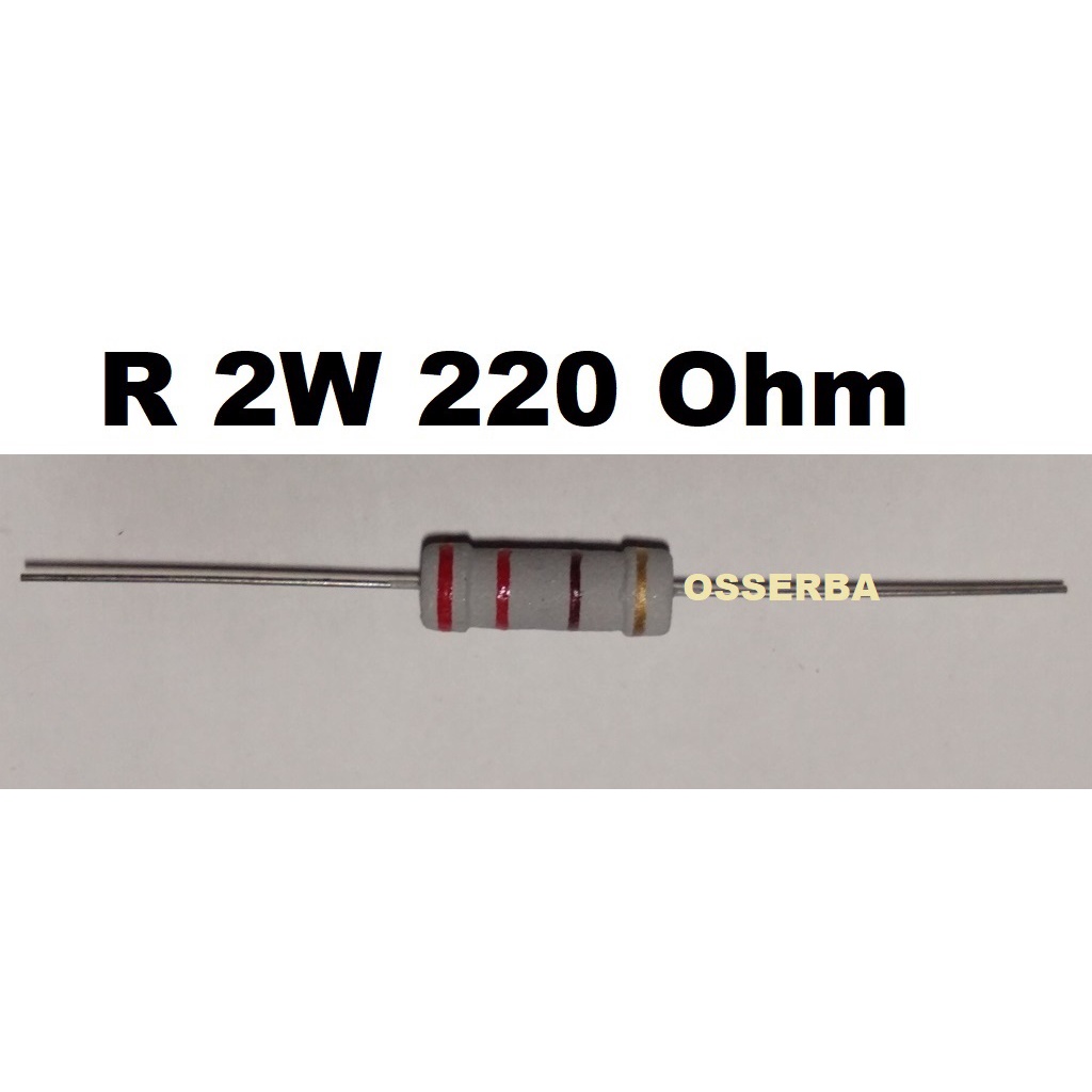 R 2W Resistor 2 Watt 220 270 330 470 560 680 ohm