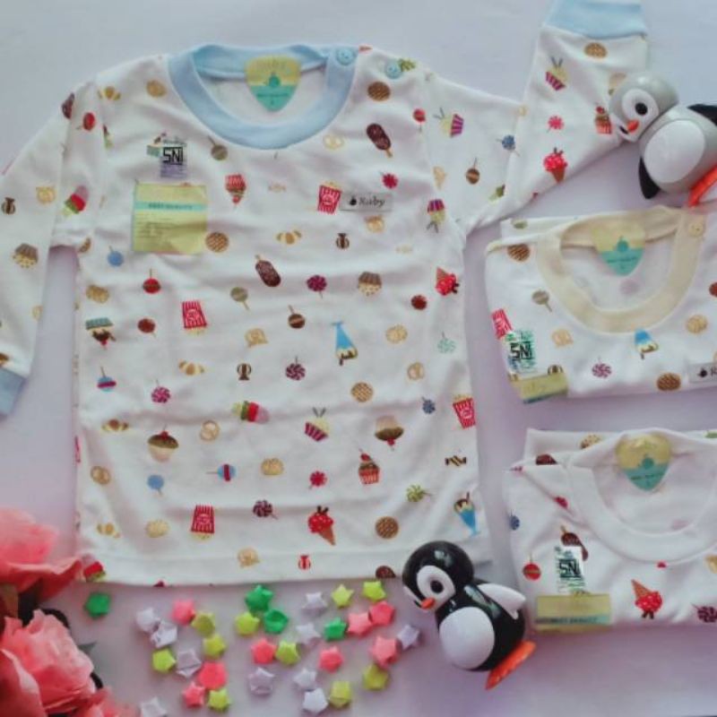 Baju Bayi SNI Ruby Baby Motif Karakter Lucu Baby Newborn Lahir Laki Perempuan / Baju Bayi Murah Ori