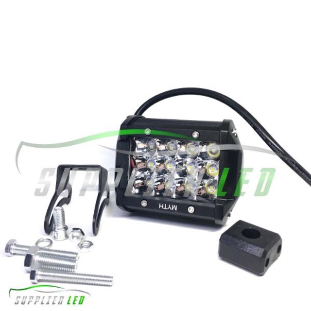 Lampu Tembak Sorot Offroad LED CREE 12 Titik Mata Tiga Susun Sangat Terang