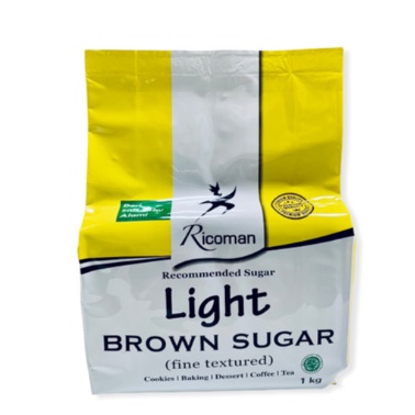 

Ricoman Light Brown Sugar 1kg