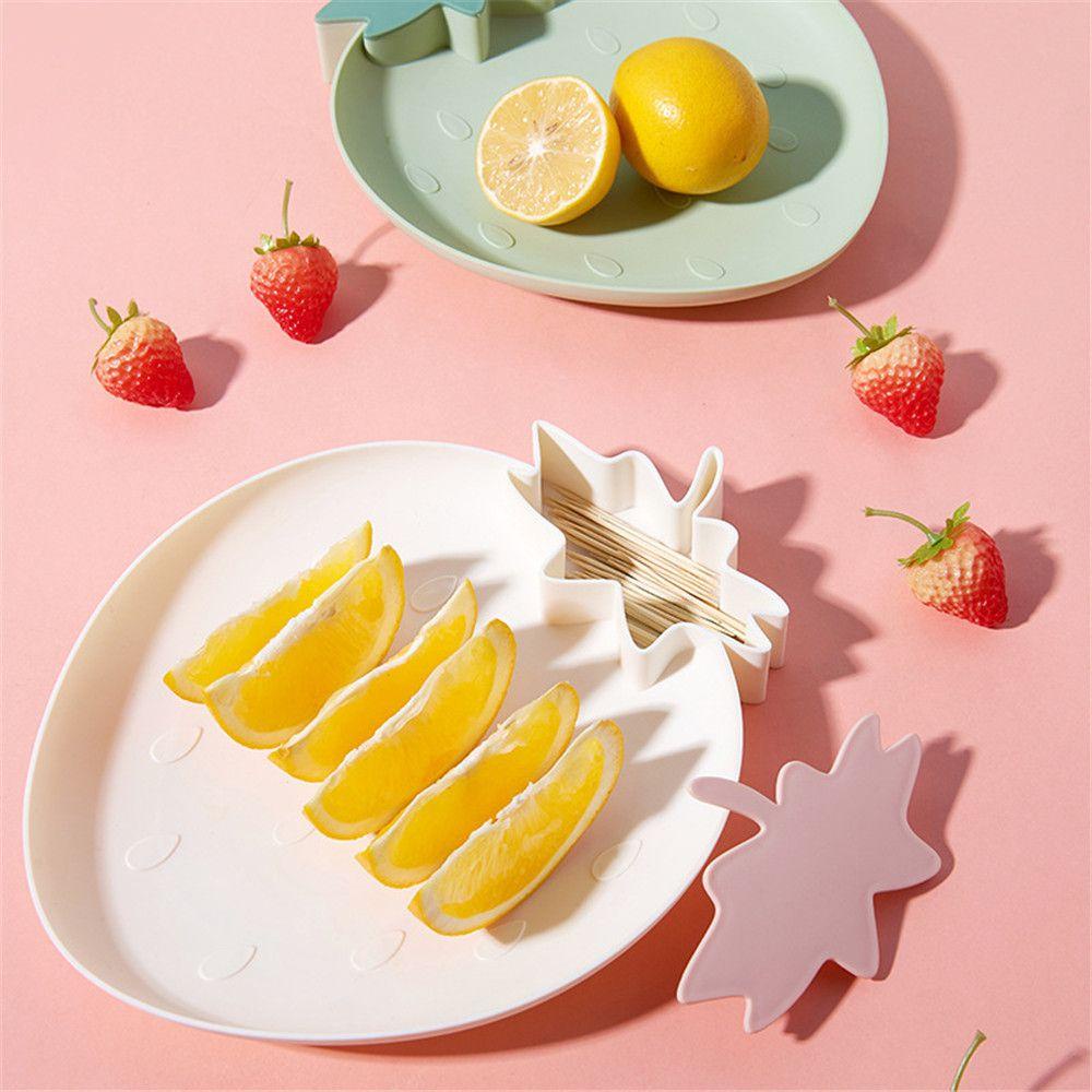 Top Fruit Dessert Tray Nampan Snack Plastik Fashion Rumah Tangga