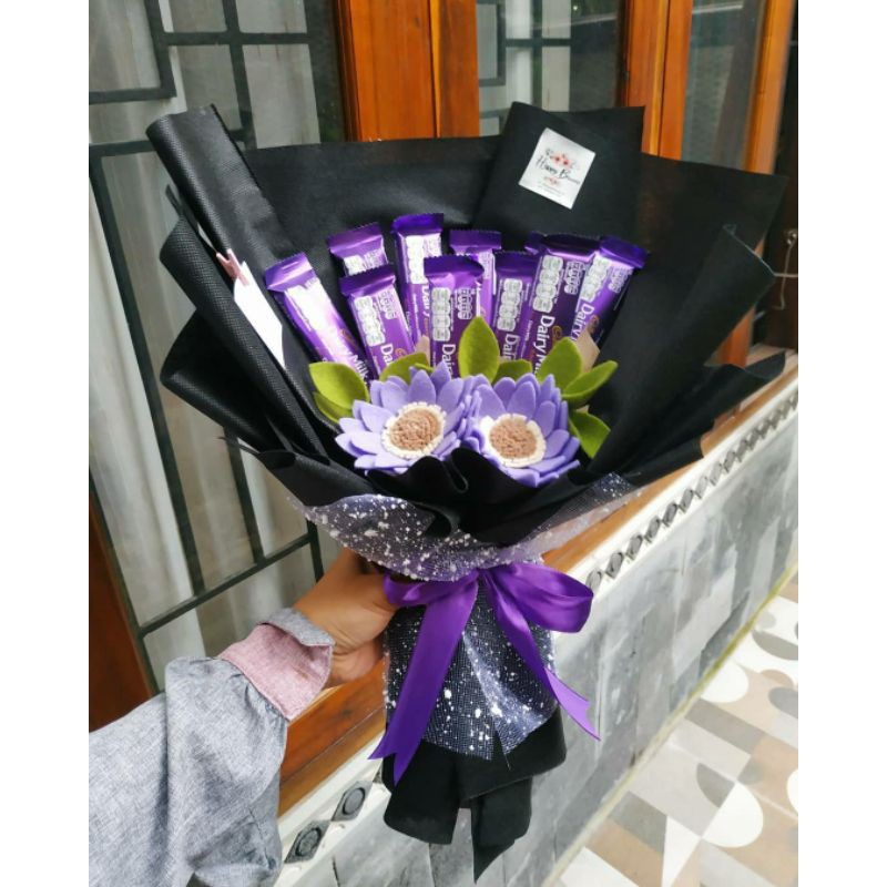 BUKET COKLAT DAIRY MILK