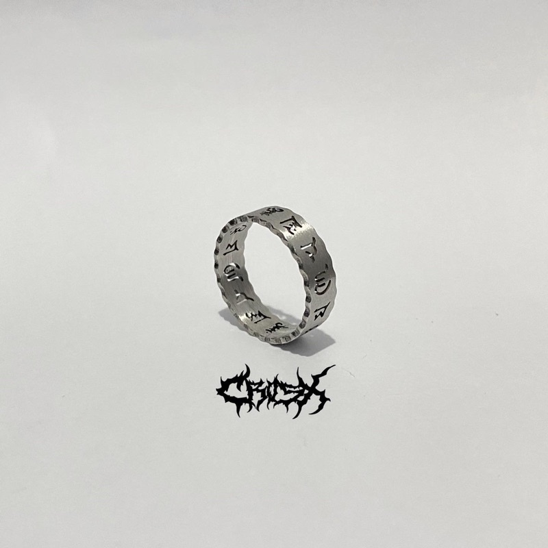 SANSKRIT KATA RING / CINCIN KATA HURUF / SANSKRIT RING / CINCIN TITANIUM / AESTHETIC RING / CINCIN ESTETIK / CINCIN AESTHETIC / CINCIN PRIA / CINCIN WANITA / CINCIN PRIA WANITA