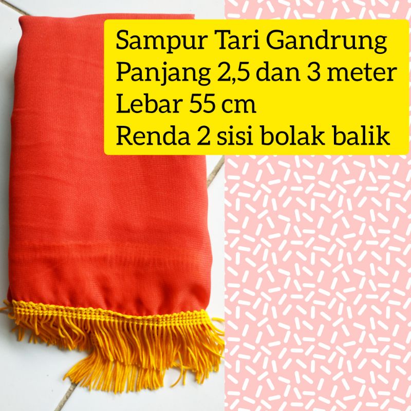 Sampur selendang tari gandrung