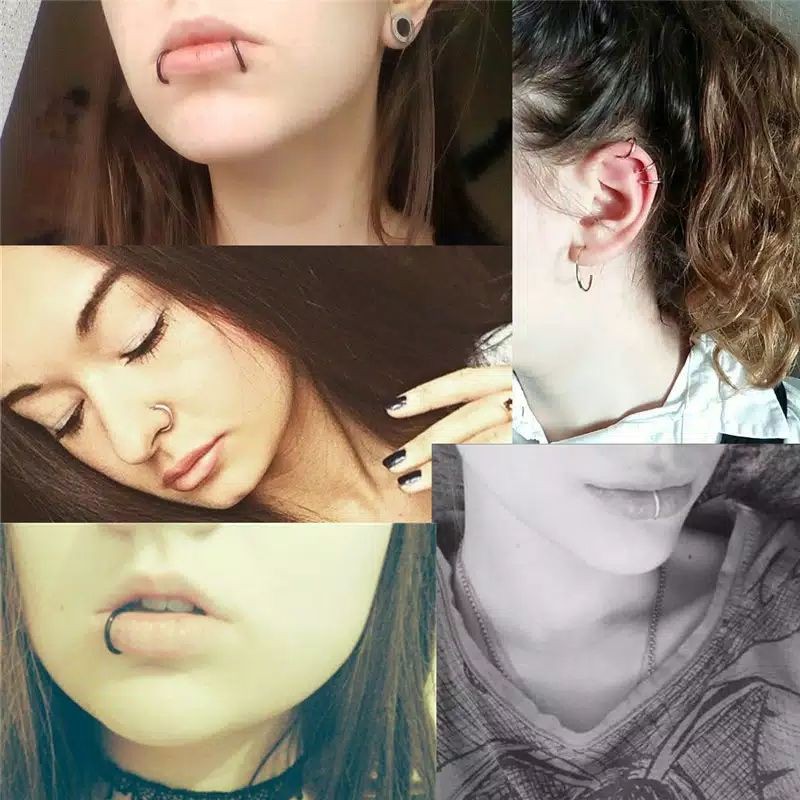 Fake Stud Earrings / Tindik Palsu / Anting Palsu