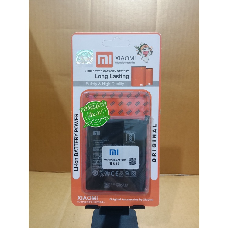 BATERAI XIAOMI NOTE 4X / BN43 ORI 99% & DOUBLE POWER MERK HK DAN KOTONI