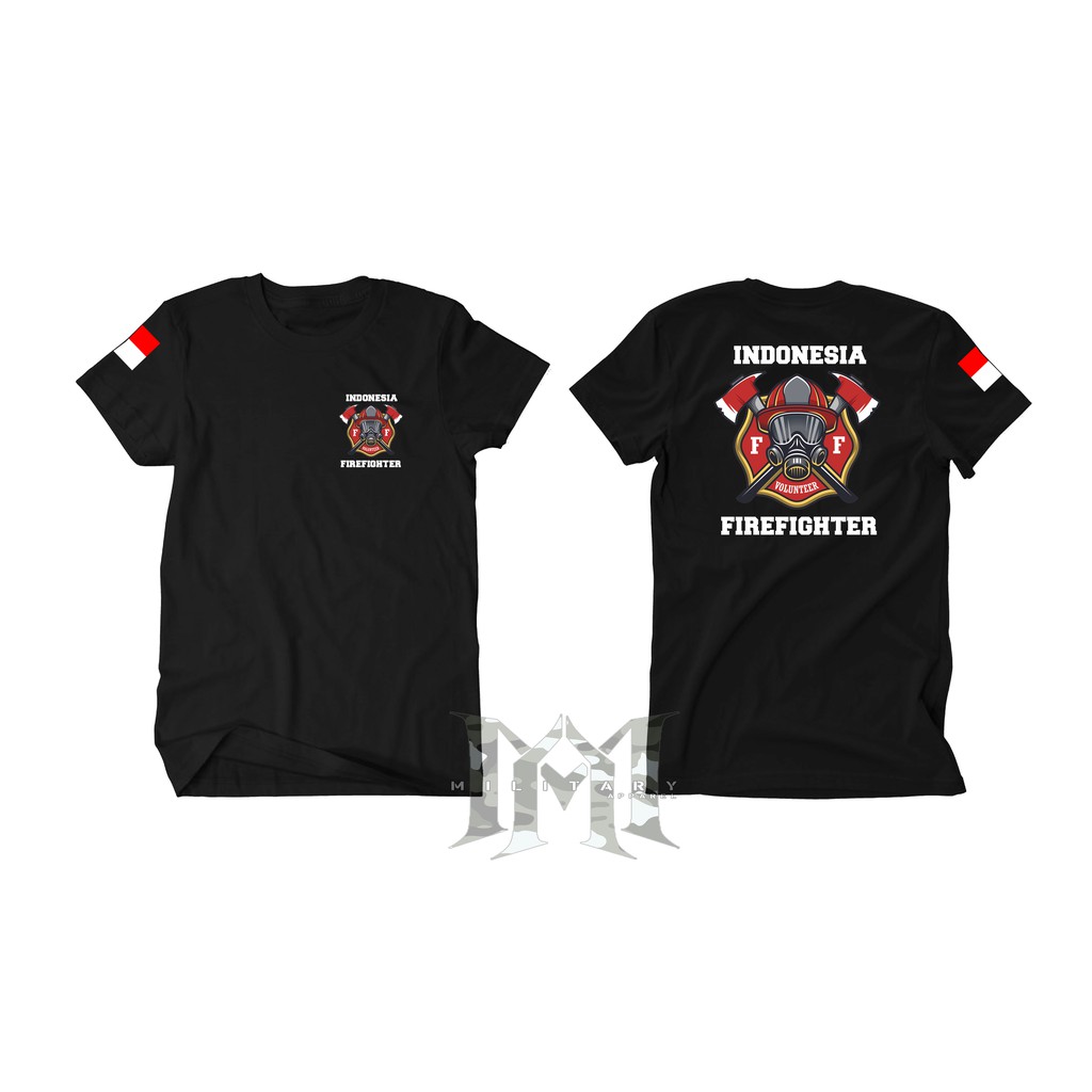 Kaos Baju DAMKAR FIRE FIGHTER - Military Apparel