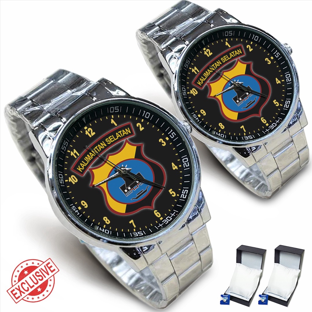 Jam Tangan Rantai Couple POLDA KALSEL (Keren)