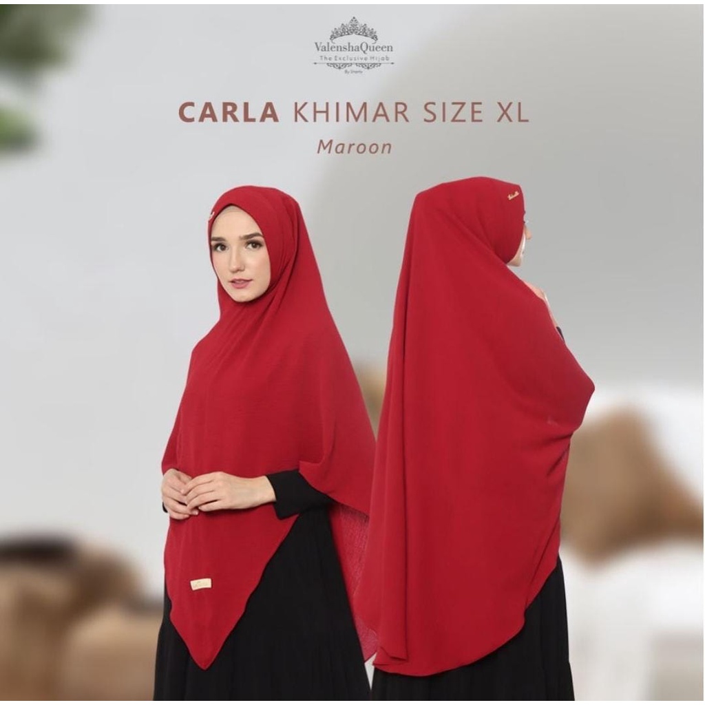 KHIMAR CARLA DAILY KHIMAR CRINKLE M L XL KHIMAR CRINKLE KHIMAR JUMBO KHIMAR SYARI KHIMAR VALENSHAQUE