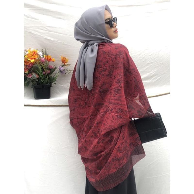 OUTER SCARF VOAL PREMIUM KIMONO SCARF WANITA CARDIGAN SCRAFT TERMURAH NAYLA HIJA'B