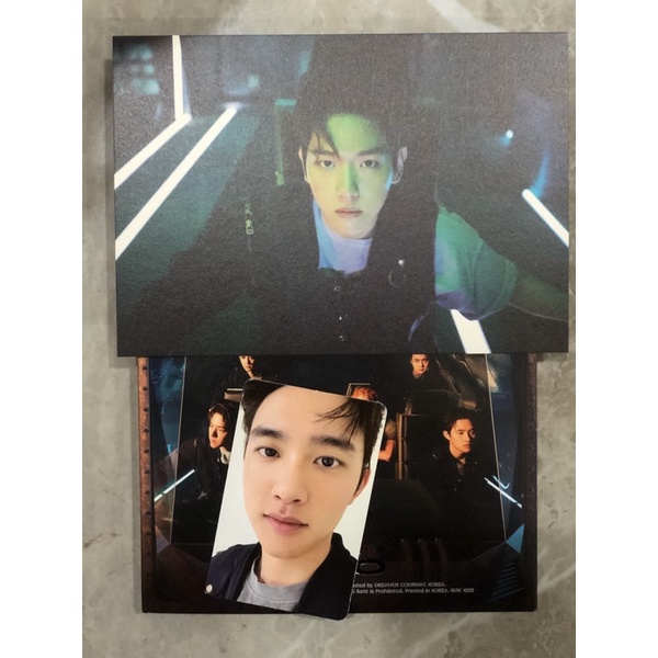 EXO - Don’t Fight the Feeling D.O Kyungsoo Photocard &amp; Baekhyun Postcard