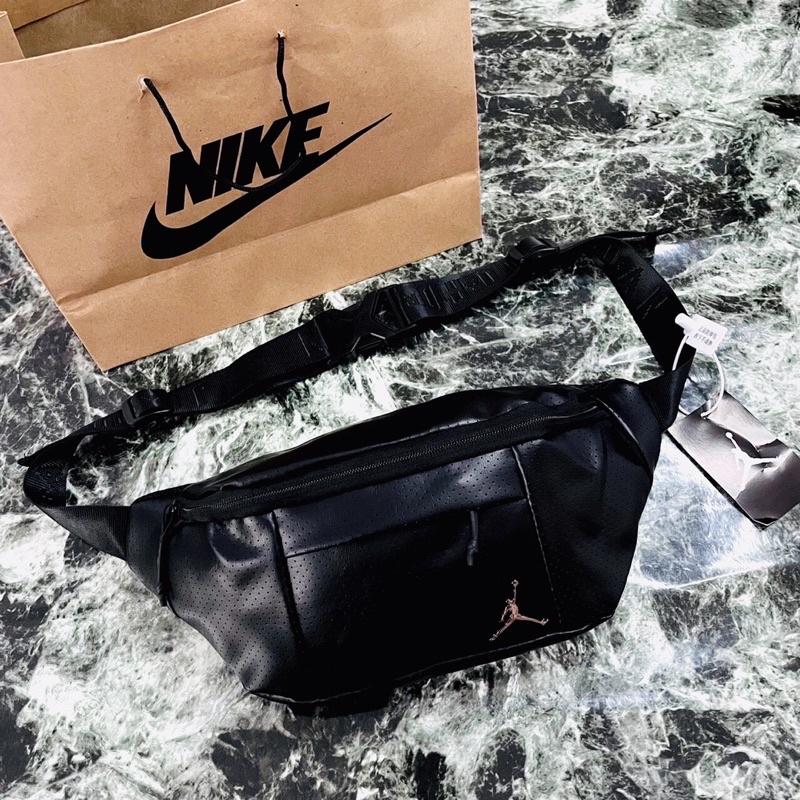 WAISTBAG AIR JORDAN LEGACY BLACK + PAPERBAG