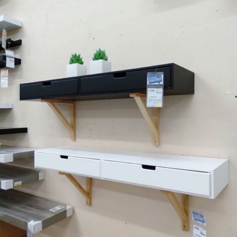 MEJA RIAS/RAK GANTUNG WARNA PUTIH BRAND ORIGINAL INFORMA