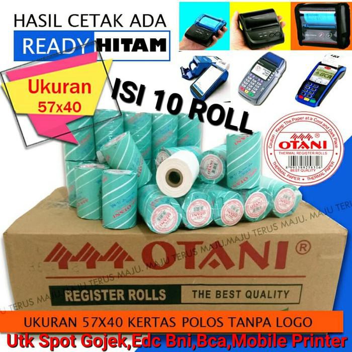 

Kertas Struk Thermal Edc 10Roll 57X40-13, Merk Otani