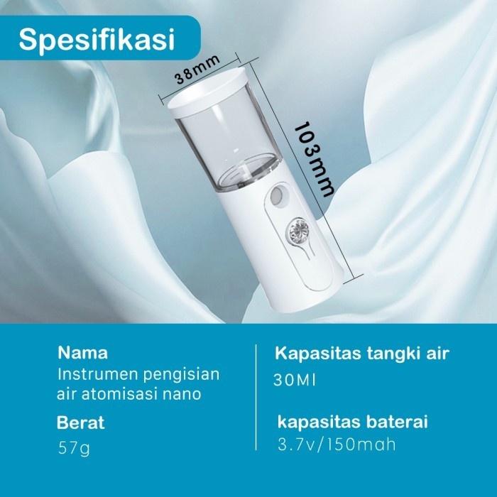 OMFU FS-01 Nano Spray Mini Spary Humidifier nano spray terbaru