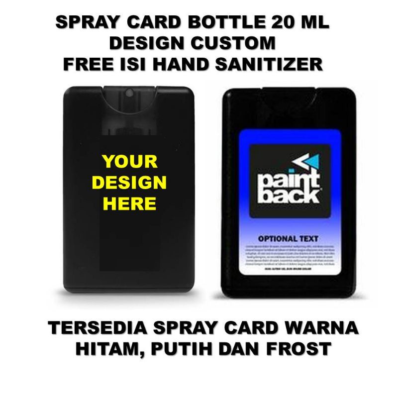 SOUVENIR HAND SANITIZER CUSTOM DESIGN POCKET SPRAY BOTTLE