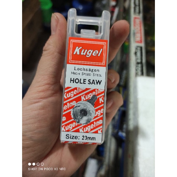 HOLE SAW BESI KUGEL HSS 23MM / MATA BOR LUBANG BESI HOLESAW KUGEL 23MM