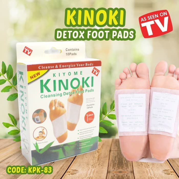 KINOKI Putih (10 Pcs) Foot Patch Koyo Detox Kaki - 10 Pads