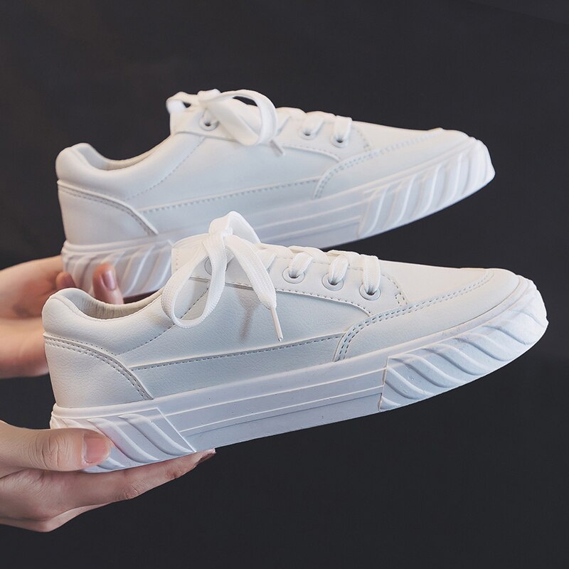 SEPATU SNEKAERS WANITA SANTAI SEPATU SNEAKER CEWEK ACIER LE:STAR 97 SEPATU CEWE KEKINIAN FASHION KOREAN SEPATU  CEWE KASUAL TERMURAH-8