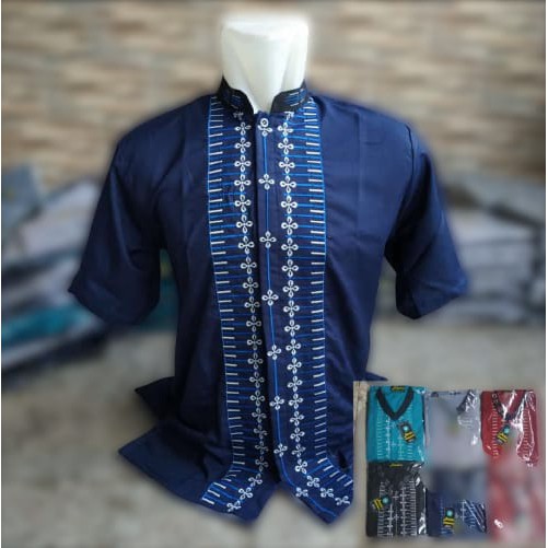 super murah baju koko warna bahan katun /baju koko warna bahan supernova/best seller/COD