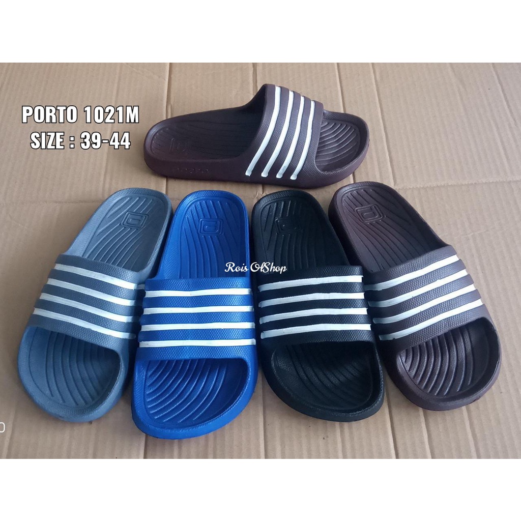 Sandal selop pria dewasa original Porto 1021M 39 44