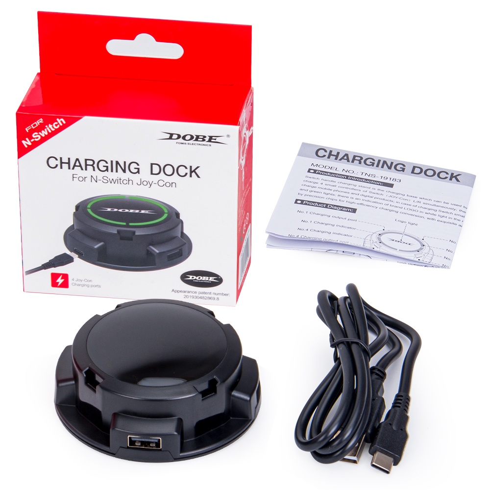 DOBE Switch Joycon Charging Dock 4in1 Charger Dock untuk Joy-con