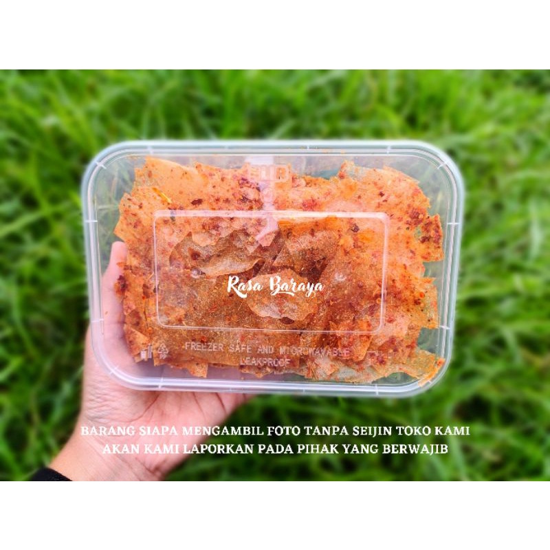 

Keripik kaca Pedas Original 650ml
