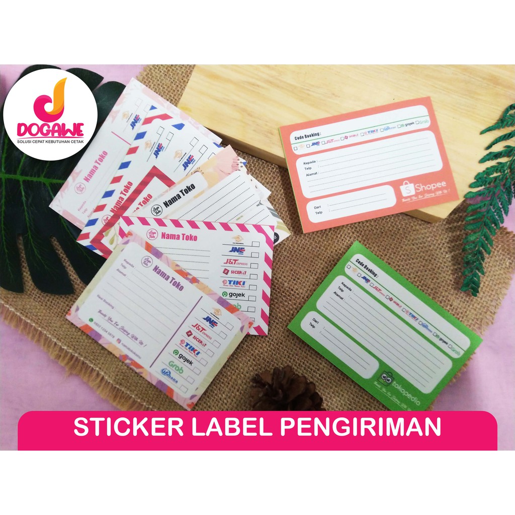 

STICKER LABEL PENGIRIMAN OLSHOP/ LABEL PENGIRIMAN/ UKURAN 10 X 7 CM