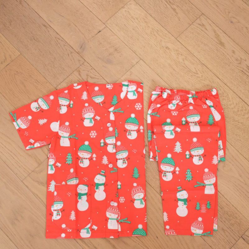 (FAMILY SET) PIYAMA ANAK & DEWASA SPC EDITION CHRISTMAS