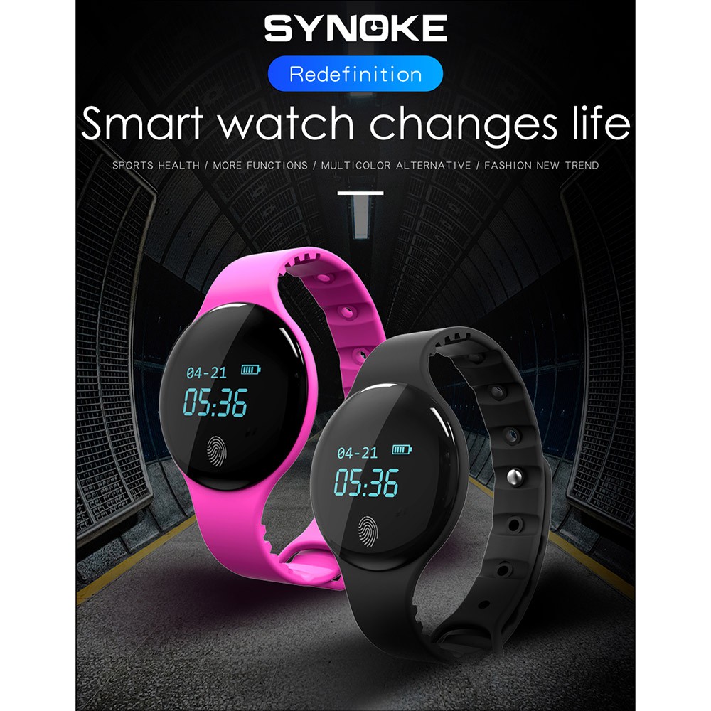 SYNOKE FitBand Jam Tangan Smartwatch Digital Pedometer Sleep Monitor Calorie - 9200