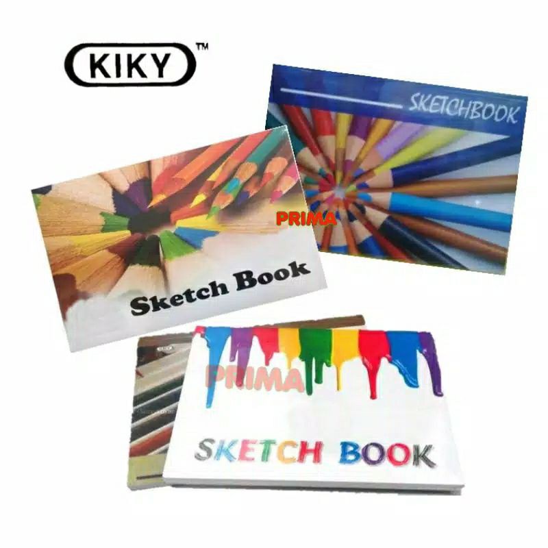 BUKU SKETSA / SKETCHBOOK A4 KIKY ISI 50 LEMBAR | Shopee Indonesia