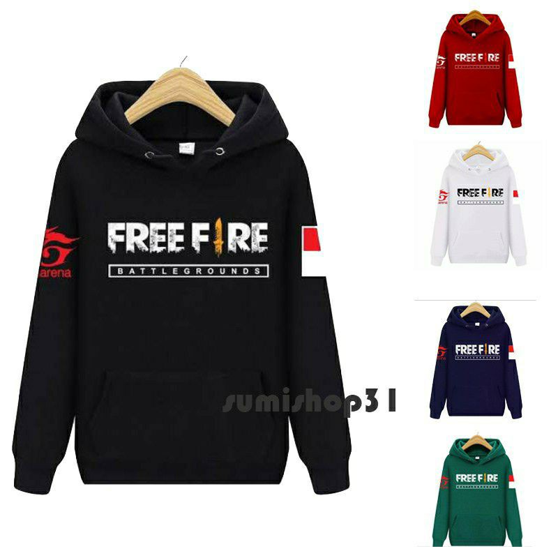 (COD) JAKET / HOODIE / SWEATER FF FREE FIRE GAME GARENA DJ ALOK