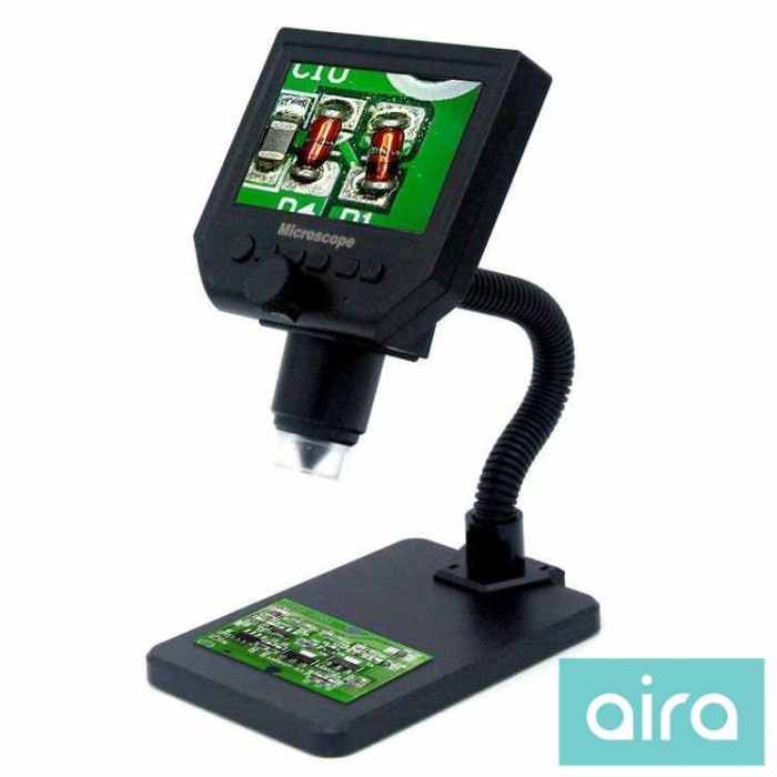 

Mikroskop Digital 3.6MP 600X dengan Monitor & Fleksibel Stand