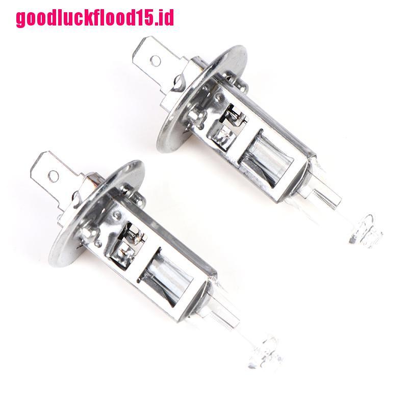 {LUCKID}H1 55W 12V White Fog Lights Halogen Bulb Car Headlight Lamp Car Driving Light