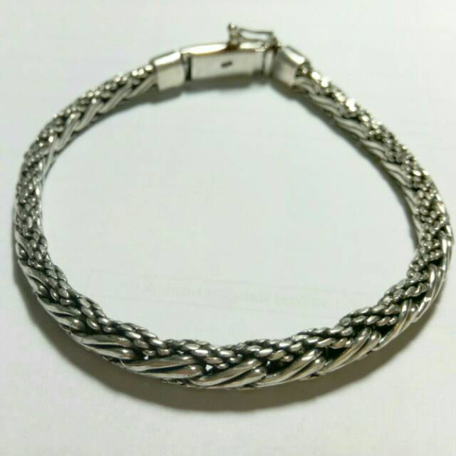 Gelang perak pria wanita