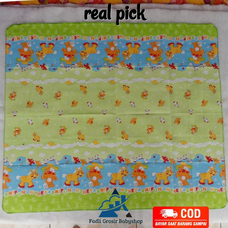 Bedong Bayi Isi 6 Pcs Motif Karakter Terbaru