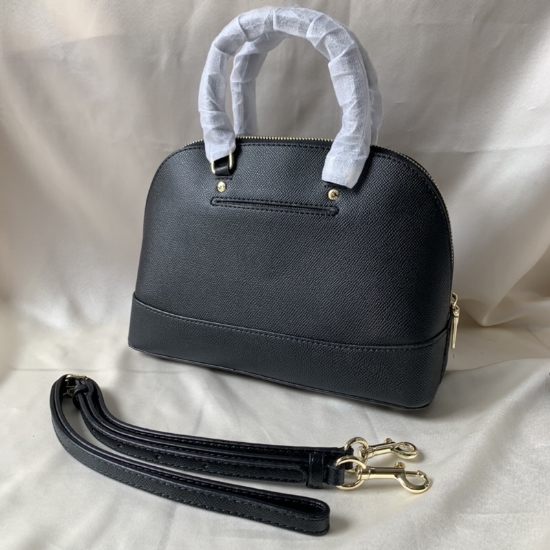 COACH WOMAN BAG SIERRA BLACK LEATHER (COACH 27591)