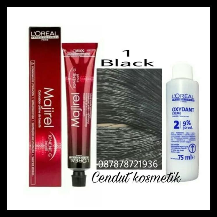 Promo Loreal Majirel 1 Black / Pewarna Rambut / Hair Color