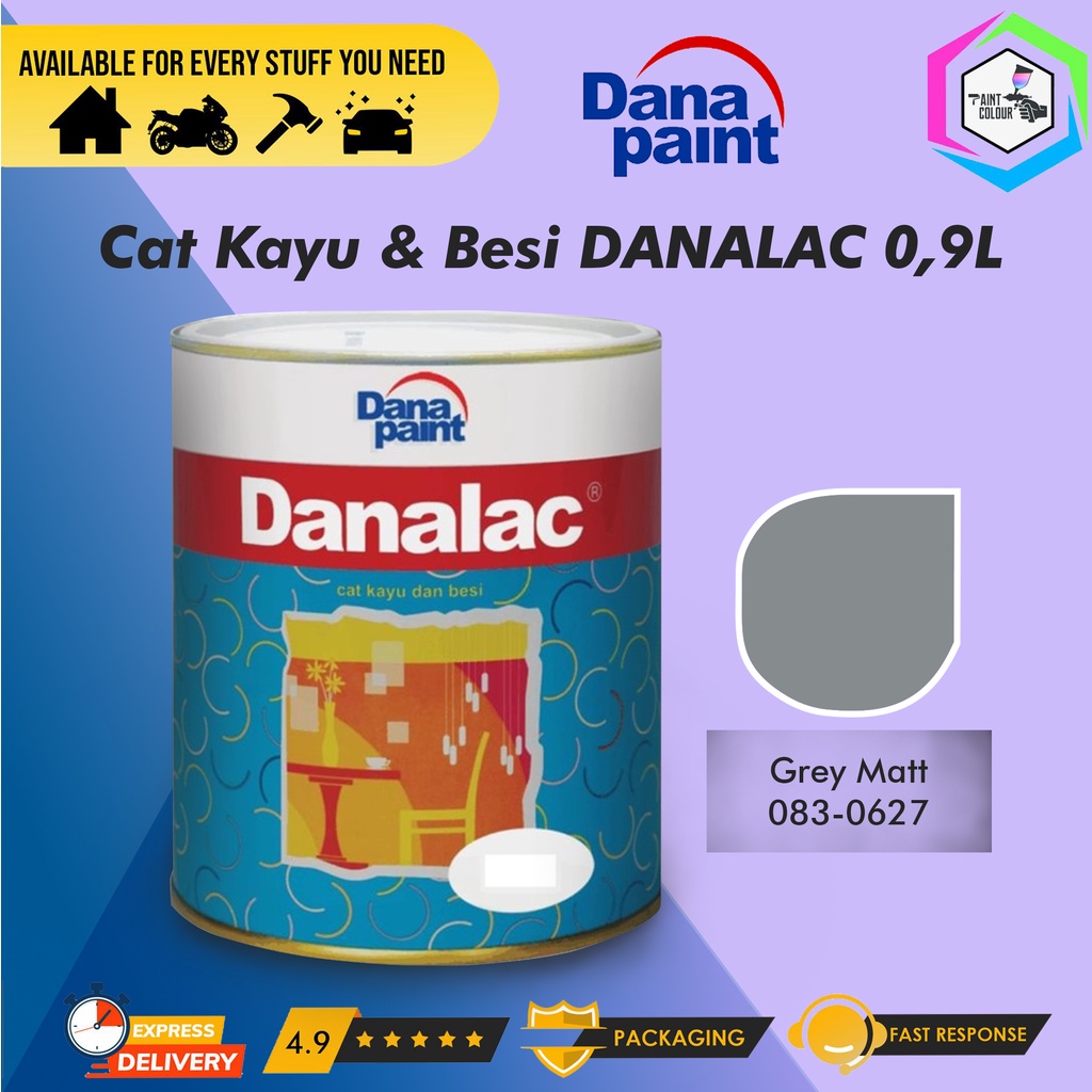 Cat kayu Dan Besi DANALAC Grey Matt 083 - 0627