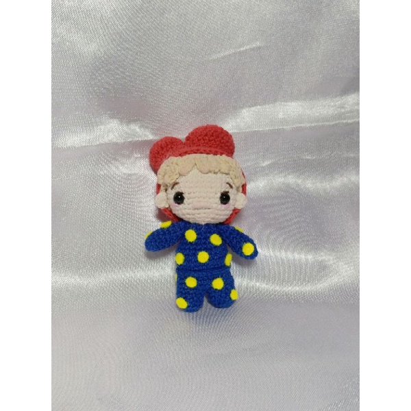 BONEKA RAJUT BT21 - BONEKA AMIGURUMI BT21 - GANTUNGAN KUNCI AMIGURUMI BT21
