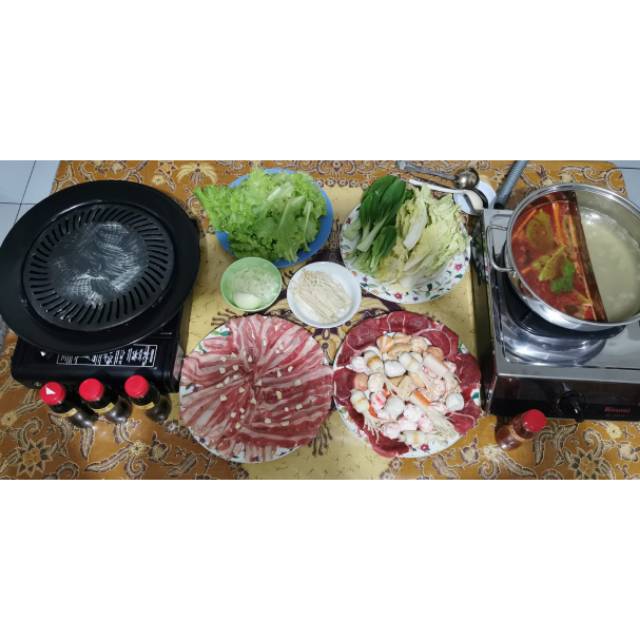 

Paket Grill dan shabu-shabu di rumah 400k