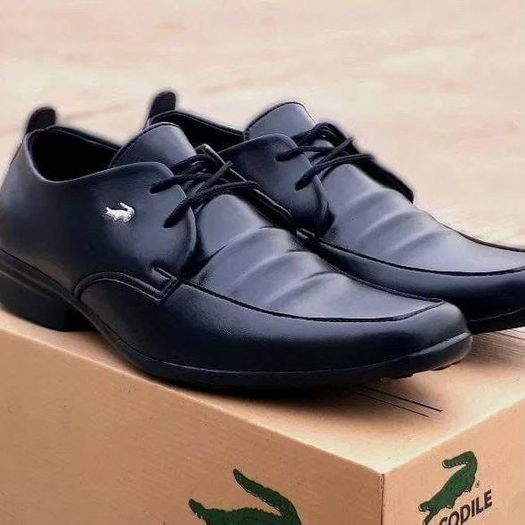 FREE KAOS KAKI -  Sepatu Formal Pria Kulit Berkualitas Sepatu Pantofel Low Tali Sepatu Tali Kerja Pr